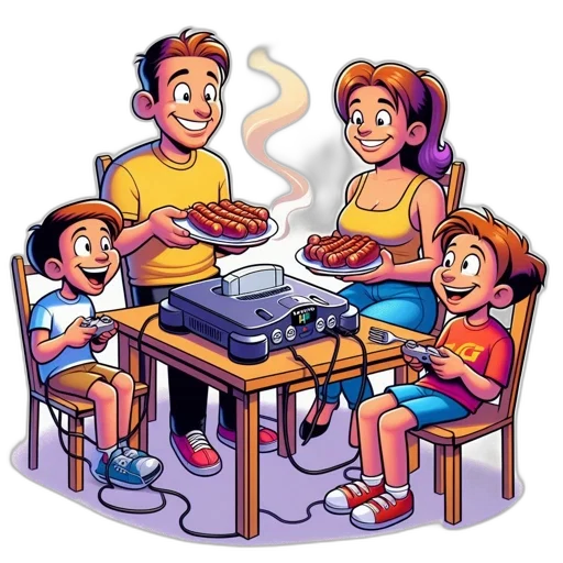 furniture, robot, staff, cartoon transparent PNG cut-out