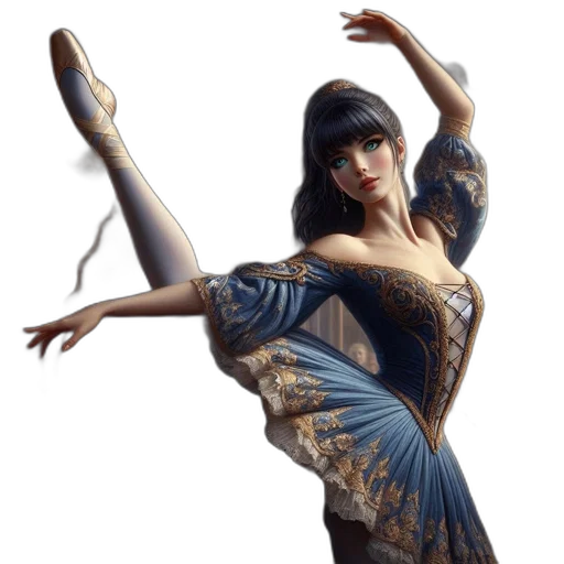 dress, staff, fantasy art, concept art transparent PNG cut-out