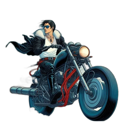 jacket, comic book art, concept art, cartoon transparent PNG cut-out