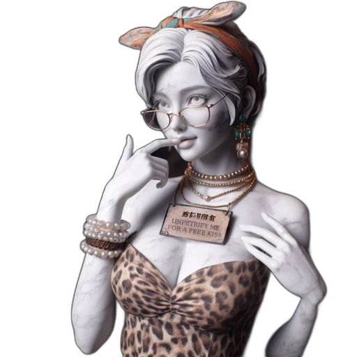jewelry, dress, comic book art, cartoon transparent PNG cut-out