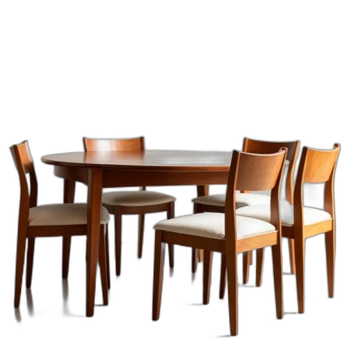 furniture, 3d render, photorealistic, wooden transparent PNG cut-out