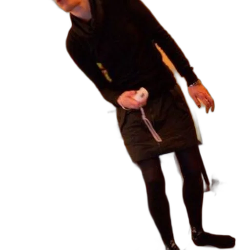staff, jacket, creature, umbrella transparent PNG cut-out