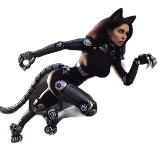 creature, animal, robot, staff transparent PNG cut-out