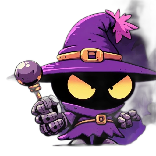 staff, weapon, hat, concept art transparent PNG cut-out