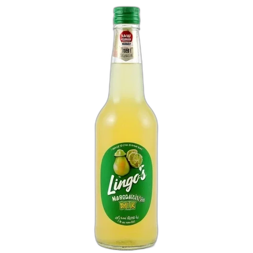 bottle, food, 3d render, lingo transparent PNG cut-out