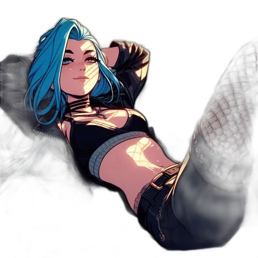 comic book art, concept art, fantasy art, cyberpunk transparent PNG cut-out