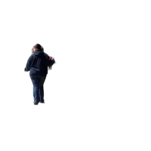 jacket, staff, umbrella, creature transparent PNG cut-out