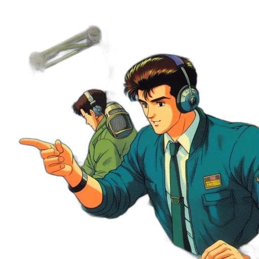staff, weapon, jacket, concept art transparent PNG cut-out