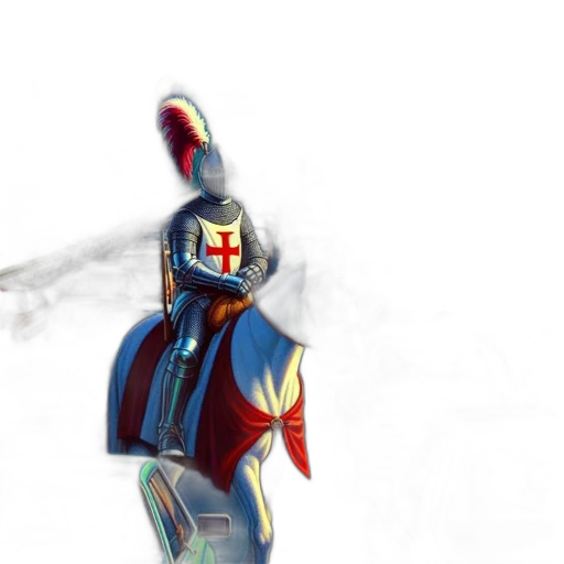 staff, robot, sword, crown transparent PNG cut-out