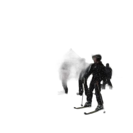 robot, jacket, staff, sword transparent PNG cut-out