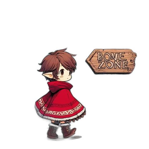 weapon, jacket, staff, creature transparent PNG cut-out