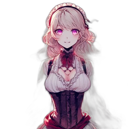 dress, staff, robot, creature transparent PNG cut-out