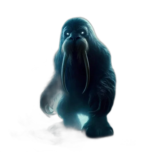 creature, animal, staff, hair transparent PNG cut-out