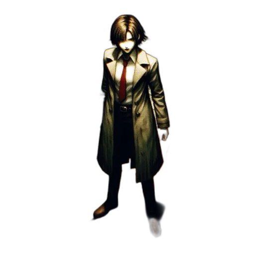 jacket, staff, mask, weapon transparent PNG cut-out