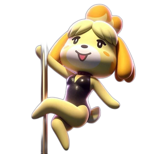 staff, animal, creature, 3d render transparent PNG cut-out