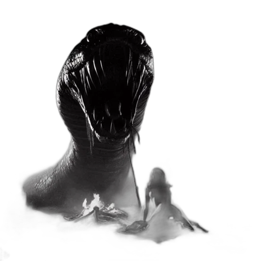 creature, mask, hair, bottle transparent PNG cut-out