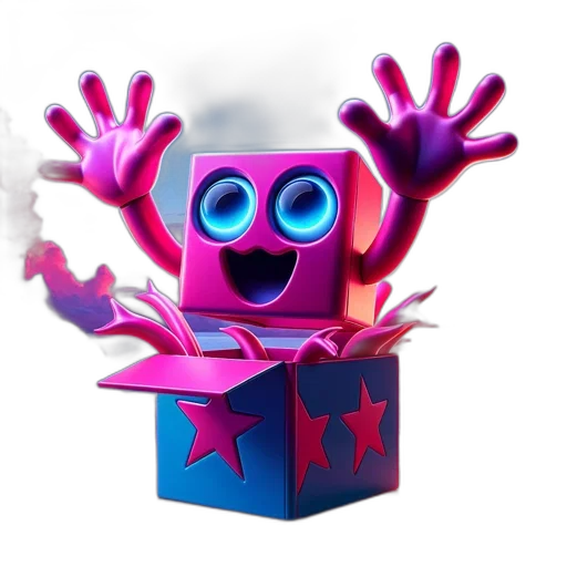robot, staff, 3d render, concept art transparent PNG cut-out