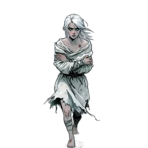 staff, dress, jacket, creature transparent PNG cut-out