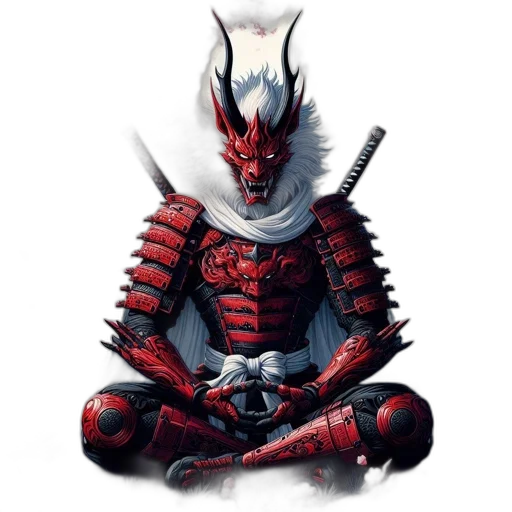 dragon, mask, sword, concept art transparent PNG cut-out