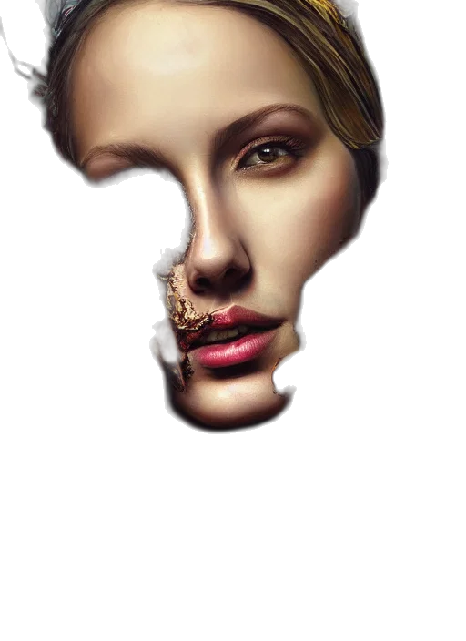 face, mask, jewelry, crown transparent PNG cut-out