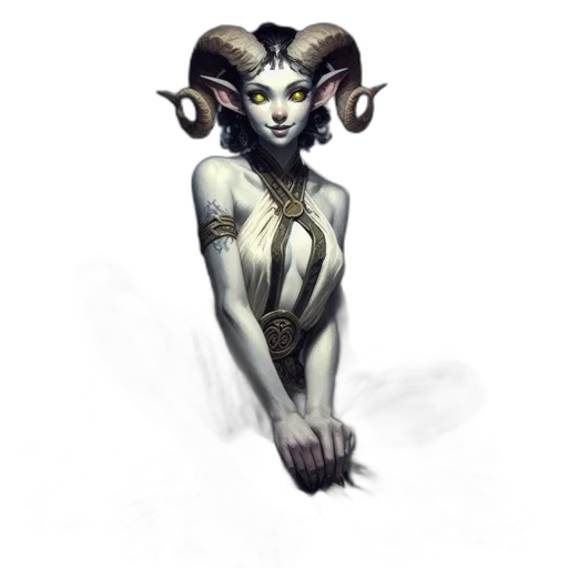 mask, creature, jewelry, staff transparent PNG cut-out