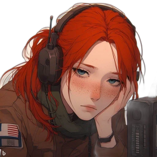 jacket, face, weapon, staff transparent PNG cut-out