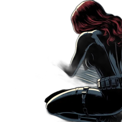 jacket, comic book art, concept art, woman transparent PNG cut-out