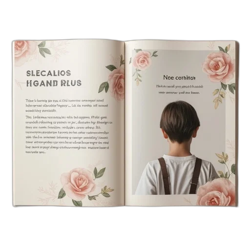 flower, earth tones, back, card transparent PNG cut-out