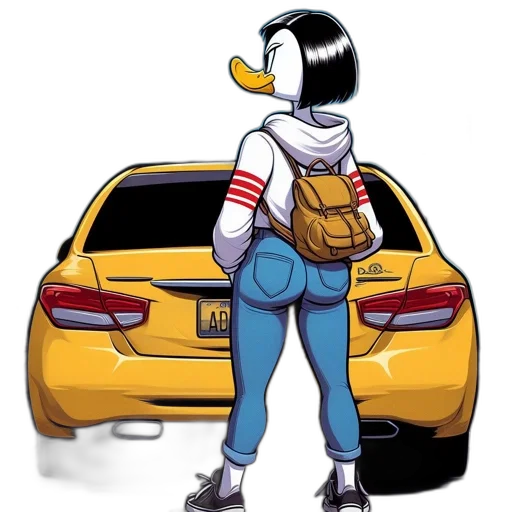 jacket, car, robot, concept art transparent PNG cut-out