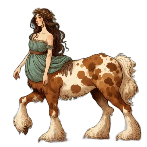 dress, animal, fantasy art, concept art transparent PNG cut-out