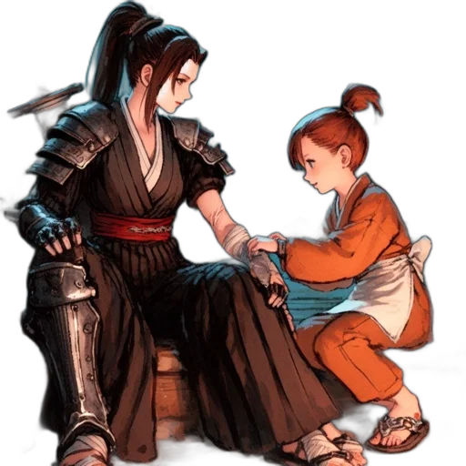 concept art, fantasy art, comic book art, pixel art transparent PNG cut-out