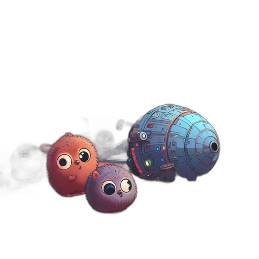 robot, creature, concept art, pixel art transparent PNG cut-out