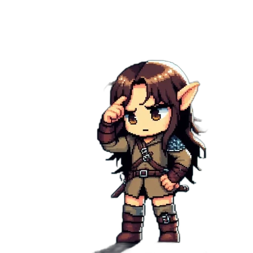 staff, dragon, pixel art, fantasy art transparent PNG cut-out