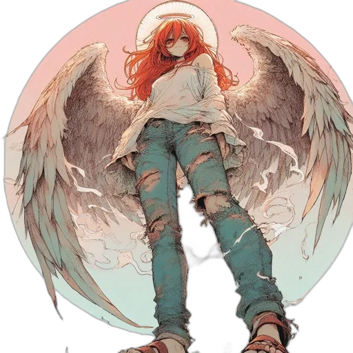 jacket, fantasy art, concept art, watercolor transparent PNG cut-out