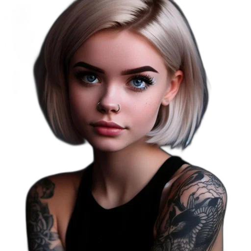 face, hair, jewelry, dress transparent PNG cut-out