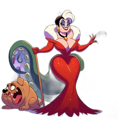 dress, concept art, cartoon, comic book art transparent PNG cut-out