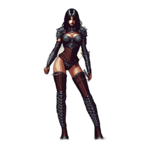 concept art, comic book art, fantasy art, 3d render transparent PNG cut-out
