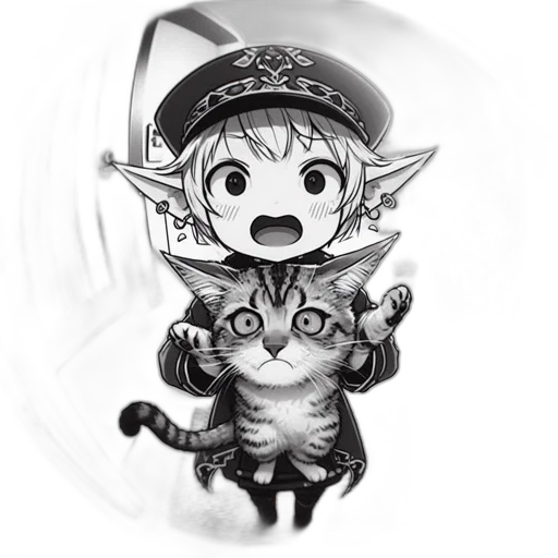 staff, hat, creature, crown transparent PNG cut-out