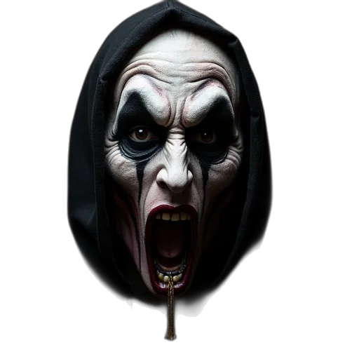 mask, face, staff, creature transparent PNG cut-out