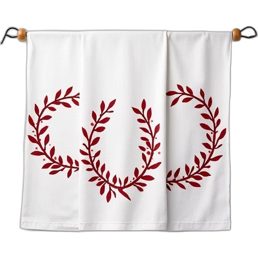 set, three, kitchen, towels transparent PNG cut-out
