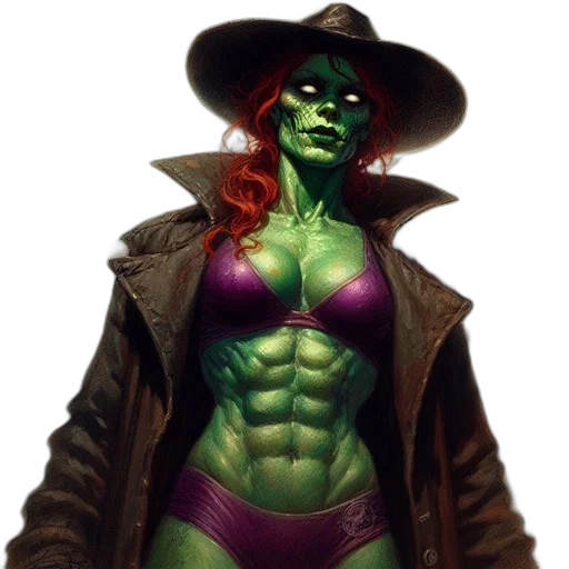 comic book art, concept art, fantasy art, photorealistic transparent PNG cut-out