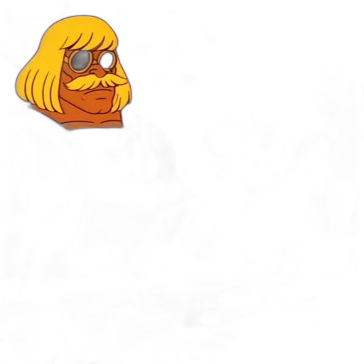 hair, face, mask, creature transparent PNG cut-out