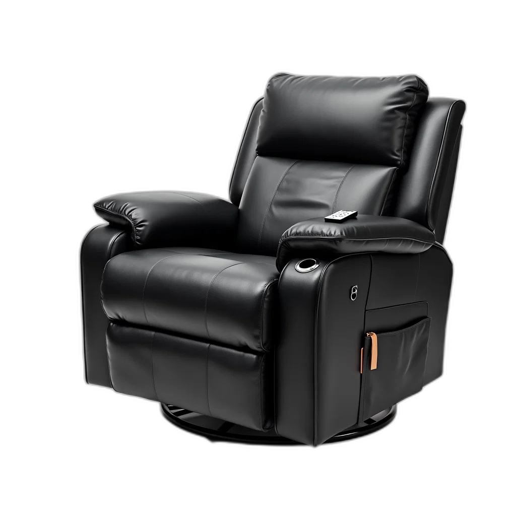 furniture, 3d render, photorealistic, black transparent PNG cut-out
