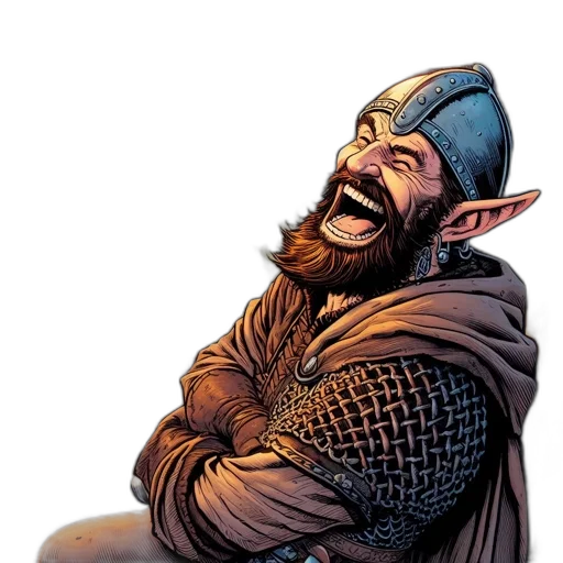 sword, face, staff, comic book art transparent PNG cut-out