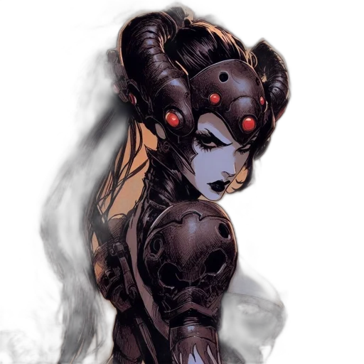 robot, mask, concept art, fantasy art transparent PNG cut-out