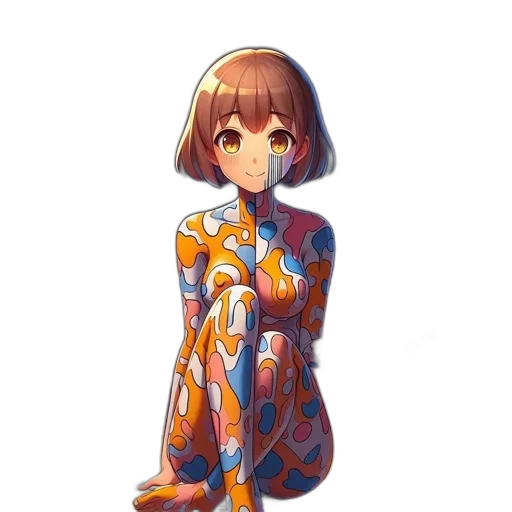 dress, robot, jacket, flower transparent PNG cut-out