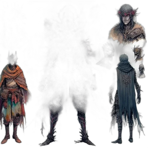 mask, creature, staff, concept art transparent PNG cut-out
