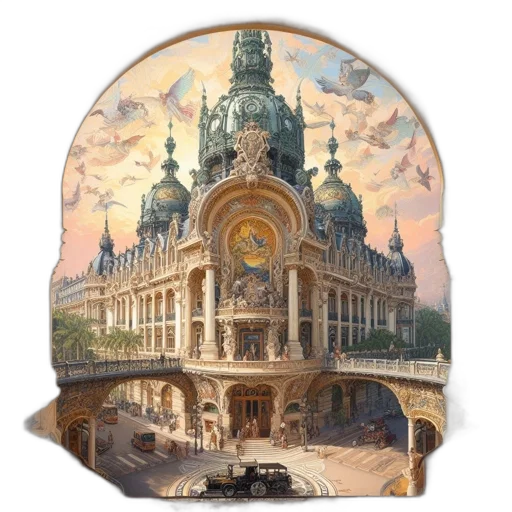 hat, crown, building, umbrella transparent PNG cut-out