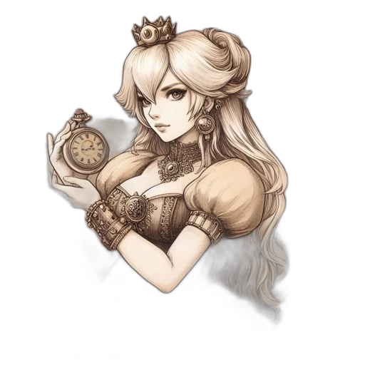 crown, jewelry, staff, weapon transparent PNG cut-out