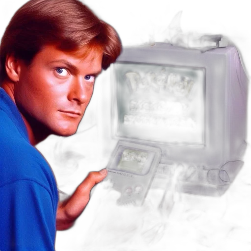 robot, vaporwave, photorealistic, man transparent PNG cut-out
